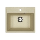 Мойка кухонная из камня Uperwood ECON UPD-408, 002, прямоугольная, цвет 002 бежевая матовая - Фото 3