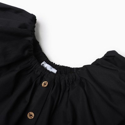 Платье для девочки KAFTAN: Cute, чёрное, размер 30 (98-104 см)