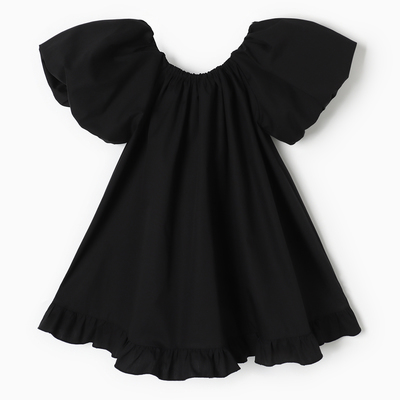 Платье для девочки KAFTAN: Cute, чёрное, размер 30 (98-104 см)