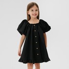 Платье детское KAFTAN "Cute", размер 30 (98-104см), черный - фото 295829162