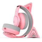 Наушники с микрофоном Edifier G5BT Cat розовый/серый мониторные BT оголовье - фото 51510519 Наушники с микрофоном Edifier G5BT Cat розовый/серый мониторные BT оголовье - фото 51510519