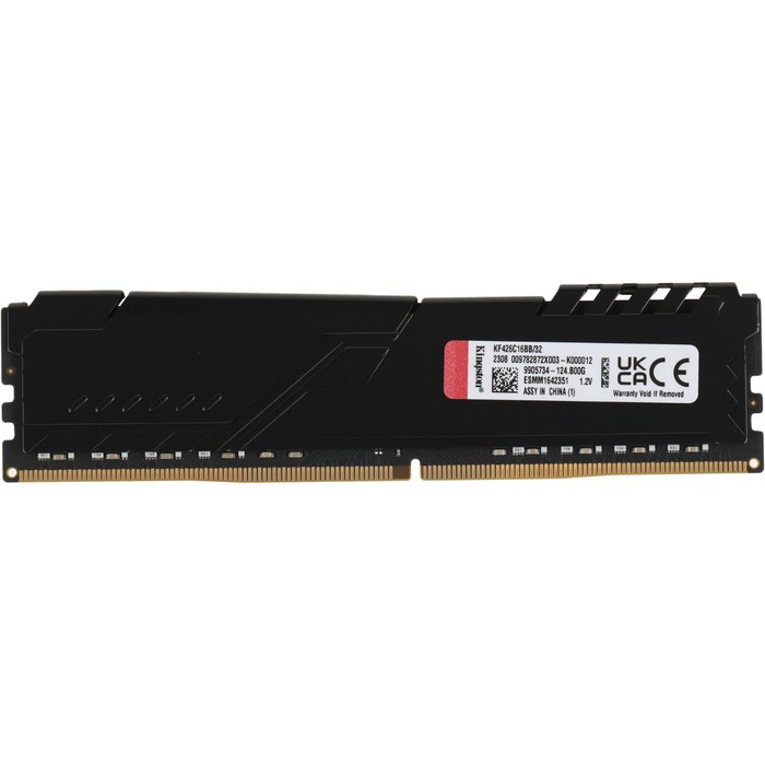 Память DDR4 32GB 2666MHz Kingston KF426C16BB/32 Fury Beast Black RTL Gaming PC4-21300 CL16   1029361 - фото 51516464