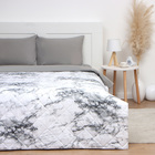 Покрывало LoveLife евро White marble, 200*210±5см, микрофайбер, 100% п/э - фото 320960541