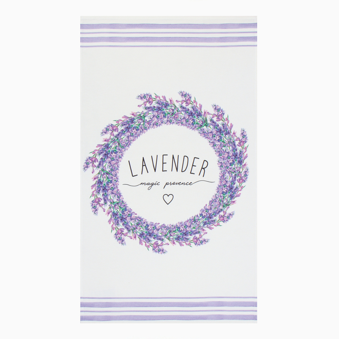 Полотенце "Этель" Lavander 40х73 см, 100% хл, саржа 190 г/м2