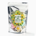 Маршмеллоу в форме цветка «Будь счастлива», 55 г. - фото 26384885