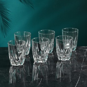 Набор стаканов стеклянных «Паниз», 6 шт, 300 мл, Иран