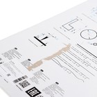 Папка для черчения А4, 10 листов с горизонтальной рамкой, 180 г/м² - Фото 2