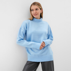 Джемпер вязанный женскийMINAKU:Knitwear collection цвет голубой, р-р 42-44 - фото 3260248