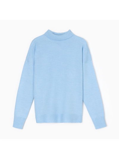 Джемпер женский вязаный MINAKU: Knitwear collection, голубой, размер 42-44