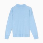 Джемпер вязаный женскийMINAKU: Knitwear collection цвет голубой, р-р 42-44 - Фото 10