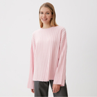 Джемпер вязаный женский MINAKU:Knitwear collection цвет розовый, р-р 50-52 - фото 320960806
