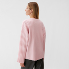 Джемпер вязаный женский MINAKU:Knitwear collection цвет розовый, р-р 50-52 - Фото 6
