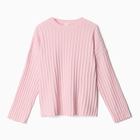 Джемпер вязаный женский MINAKU:Knitwear collection цвет розовый, р-р 50-52 - Фото 7