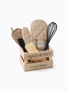 Кухонный набор «Этель» Harmony: варежка-прихватка, прихватка, лопатка, венчик, губка - Фото 4