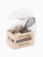 Набор подарочный Kitchen: варежка-прихватка, прихватка, кухонная лопатка, венчик, губка - Фото 10