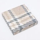 Коробка самосборная, «Мужской», 16×16×3 см - Фото 4