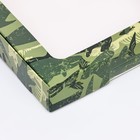 Коробка самосборная, "Военная", 16 х 16 х 3 см - Фото 5