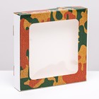 Коробка самосборная, "Камуфляж", 16 х 16 х 3 см - Фото 1