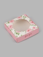 Коробка сборная с окном, For you, 11.5×11.5×3 см - Фото 2