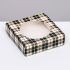 Коробка сборная с окном, «Мужской», 11.5×11.5×3 см - Фото 3