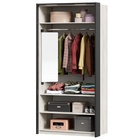 Зеркало интерьерное поворотное «Клик Мебель», на дверцу, на стену, 80×30 см, цвет чёрный - Фото 3