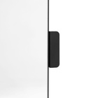 Зеркало интерьерное поворотное «Клик Мебель», на дверцу, на стену, 80×30 см, цвет чёрный  (артикул 10105388)  большой выбор товаров оптом и в розницу по низким ценам с доставкой