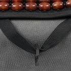 Накидка-массажёр на сиденье, 126×43 см, с поясничной опорой, коричневый - фото 8731264