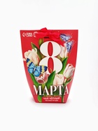 Чай подарочный чёрный «Самый красивый цветок. 8 марта», вкус: лесные ягоды, 100 г - Фото 2