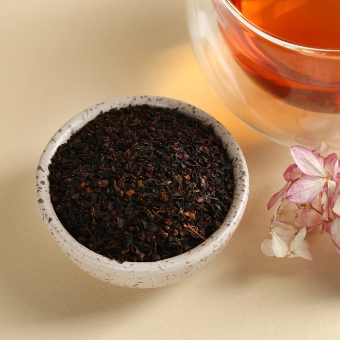 Чай чёрный «Счастье внутри», вкус: ваниль и карамель, 50 г. - фото 1910948875