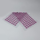 Ипликатор-коврик, основа ПВХ, 140 модулей, 28 × 64 см, цвет прозрачный/фиолетовый - Фото 4