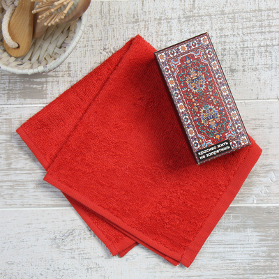 Полотенце махровое «Этель. Ковёр» 30×30 см, хлопок 100%