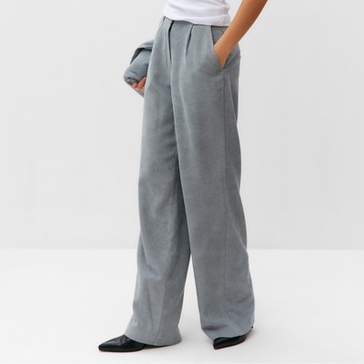 Брюки вельветовые женские MIST Velvet, размер 46-48, серые