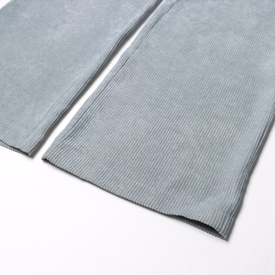 Брюки вельветовые женские MIST Velvet, размер 46-48, серые