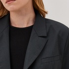 Пиджак укороченный MIST, р.44, темно-серый - Фото 3