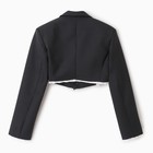 Пиджак укороченный MIST, р.44, темно-серый - Фото 10