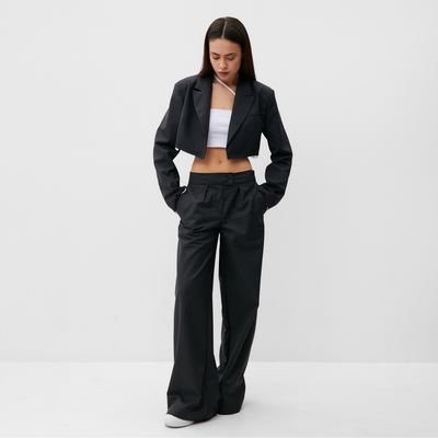 Брюки MIST: Classic Collection, размер 46, тёмно-серые