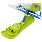 Снегокат Snowpatrol 2, со спинкой, с фонариком, белый, синий, SND4P/3 Nika Kids - Фото 3