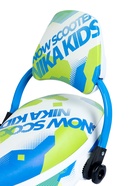 Снегокат Snowpatrol 2, со спинкой, с фонариком, белый, синий, SND4P/3 Nika Kids 9903019