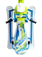 Снегокат Snowpatrol 2, со спинкой, с фонариком, белый, синий, SND4P/3 Nika Kids - Фото 6