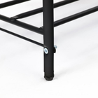 Подставка для обуви LAKSI , 640x310x460, черный матовый/лен синий - фото 23584437