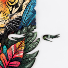 Пазлы деревянные фигурные «Тигр», 174 элементов - Фото 4