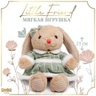 Мягкая игрушка "Little Friend", заяйка в зеленом платье - фото 24124605