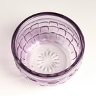 Подсвечник "КРИСТА  ЛИЛОВЫЙ" 6х9 см, 250 мл - фото 23554587