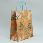 Пакет подарочный крафтовый, упаковка, «Eco mood», 32.4 х 26.7 х 12.7 см - фото 8731935
