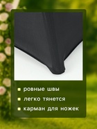 Чехол на стол, размер 80×110 см, чёрный - Фото 3