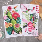 Набор полотенец кухонный «Доляна. Счастливые птички», 35×60 см-2 шт., 100% хлопок - Фото 3