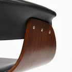 Стул-кресло офисное VIMTA, 700×380×820(940) мм, экокожа, цвет чёрный/орех тёмный 10009285 - фото 319814123