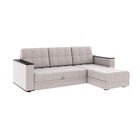 Диван угловой «Атлант», c подлокотниками, спальное место 1400×1970 мм, велюр, цвет бежевый neo 4 - Фото 5