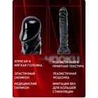 Фаллоимитатор реалистик, на присоске, PVC, 25×4 см, черный - Фото 2