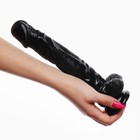Фаллоимитатор Оки-Чпоки, реалистик, на присоске, PVC, 25 х 4 см, черный - Фото 7